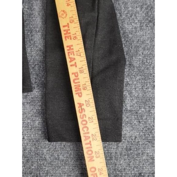 Neiman Marcus Drape Jacket Women Sz L Gray Designer Office Professional Workwear - Picture 3 of 8